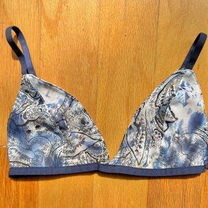 STYLESTALKER Printed Silky Bralette, AUS 8, UK 8, US 4, Small